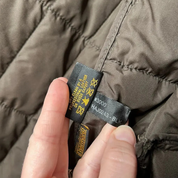 Cole Haan Country Black Quilted Puffer Jacket Men’s Small Outdoors Barn Coat - Picture 4 of 10